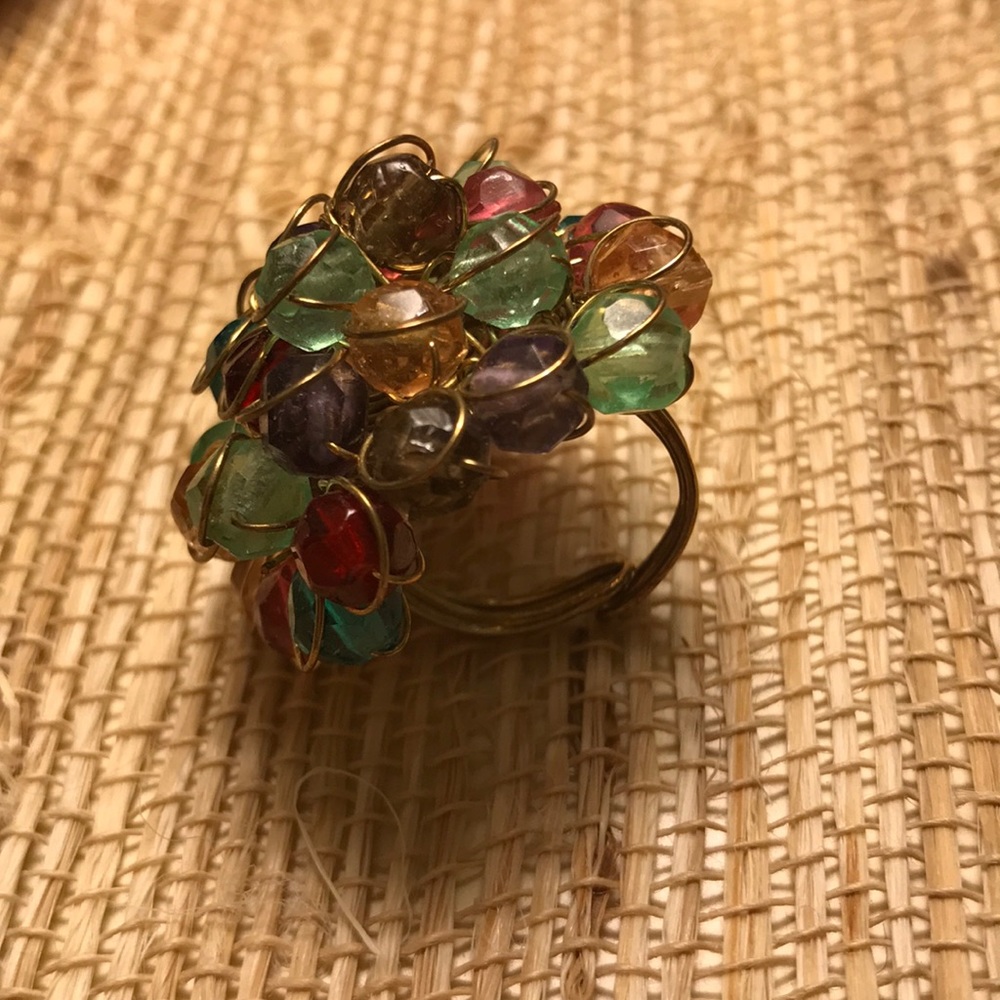 Colorful Statement Ring - Picture 3 of 4